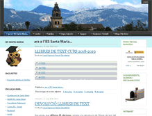 Tablet Screenshot of iessantamaria.org
